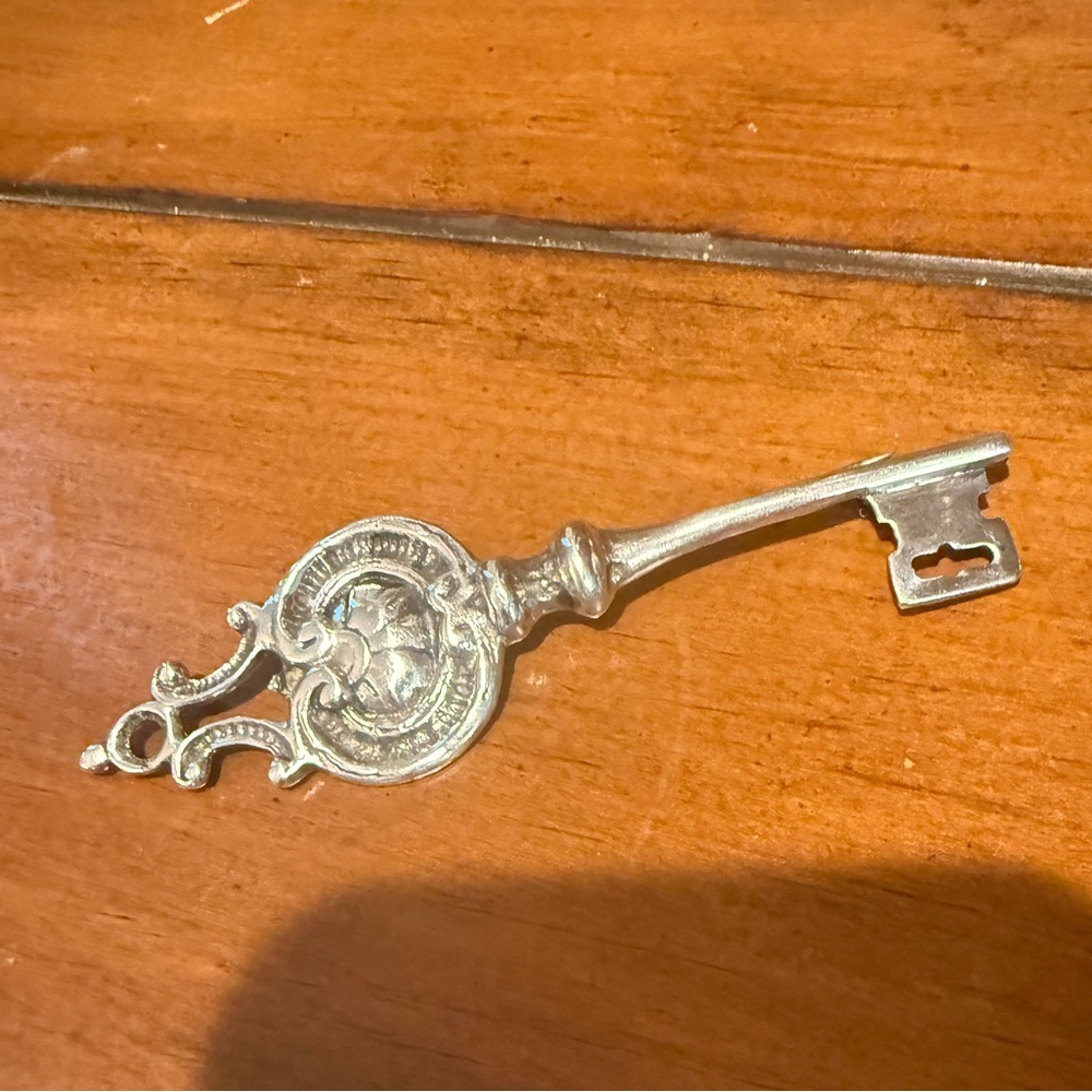 Vintage Silver Key Brooch! Your key to success! Super cute as home decor, too!